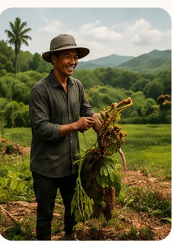 Harvested by local farmers